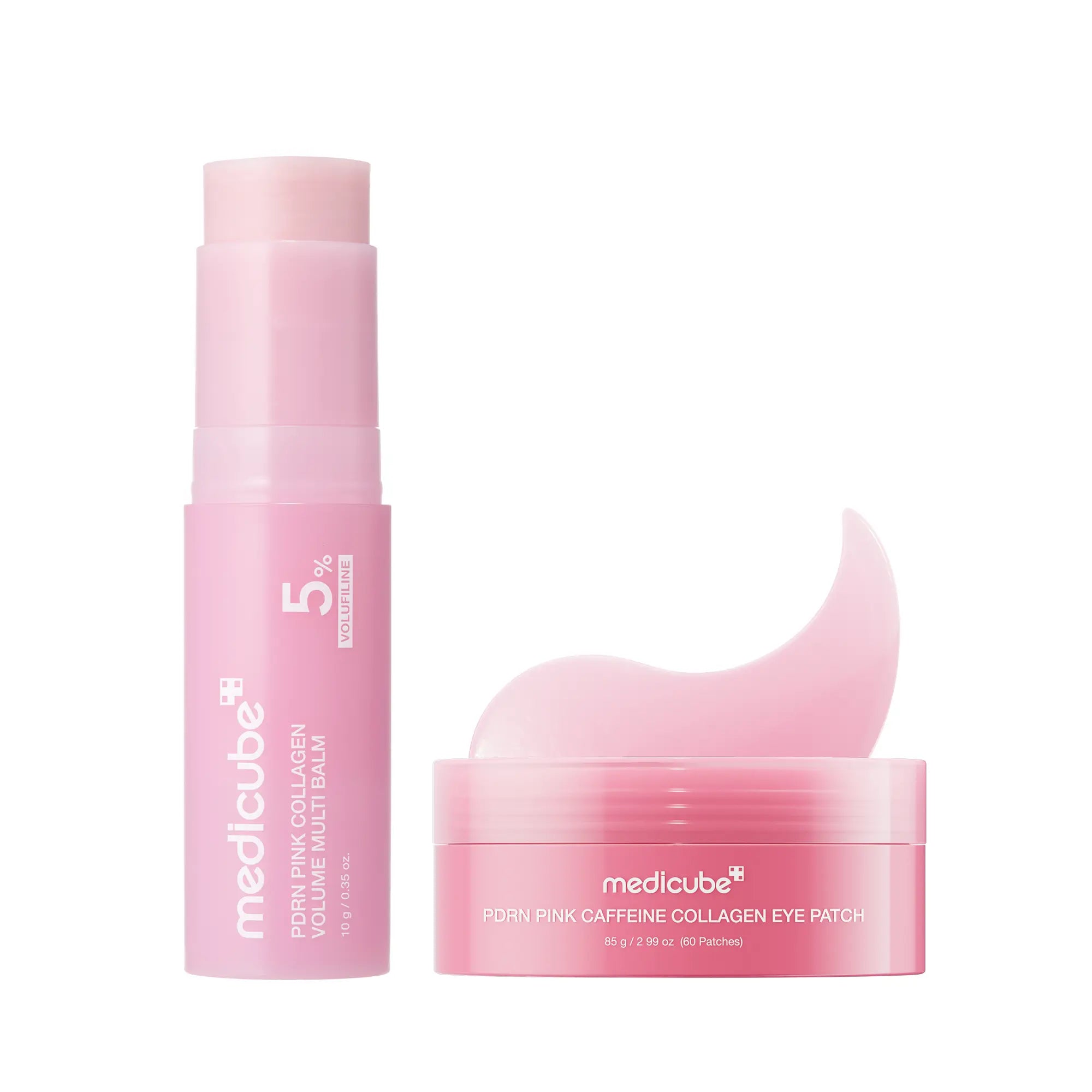 Medicube PDRN Pink Collagen Volume Multi Balm - All-in-One Anti-Aging Solution for Youthful Skin, Fine Lines, and Lip Care - Korean Skincare Essential